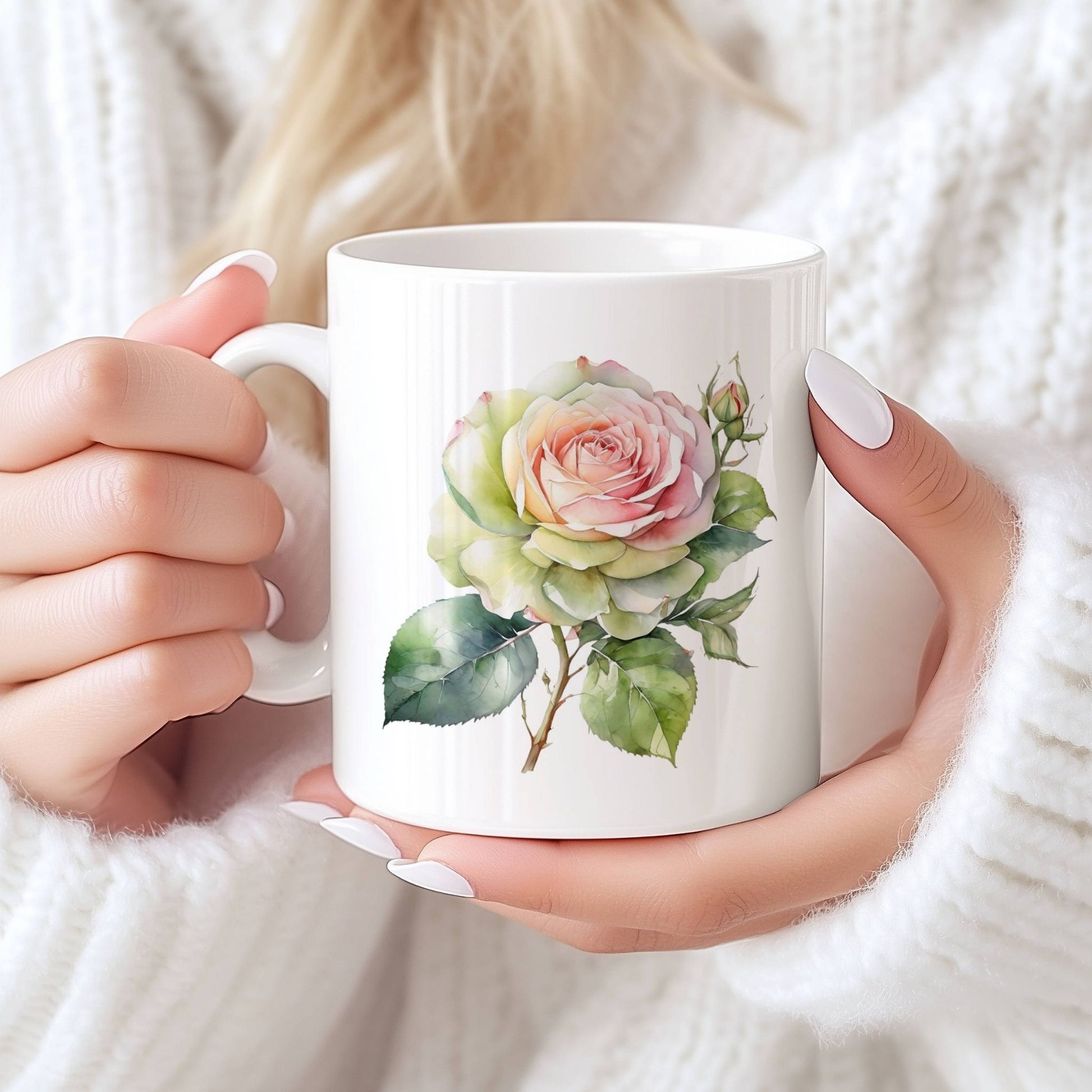 Sommerkrus ROSE No3 presenterer en pastellfarget rose med lysegrønne toner og myk rosa kjerne. Et dempet og elegant krus med et malerisk uttrykk – perfekt for deg som liker det sarte og sofistikerte.