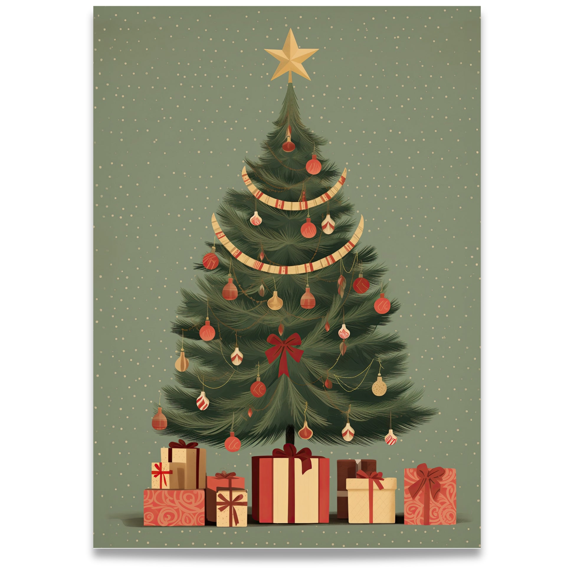 Gi julehilsenen et kunstnerisk preg med The Christmas Tree Collection – Julekortsett
