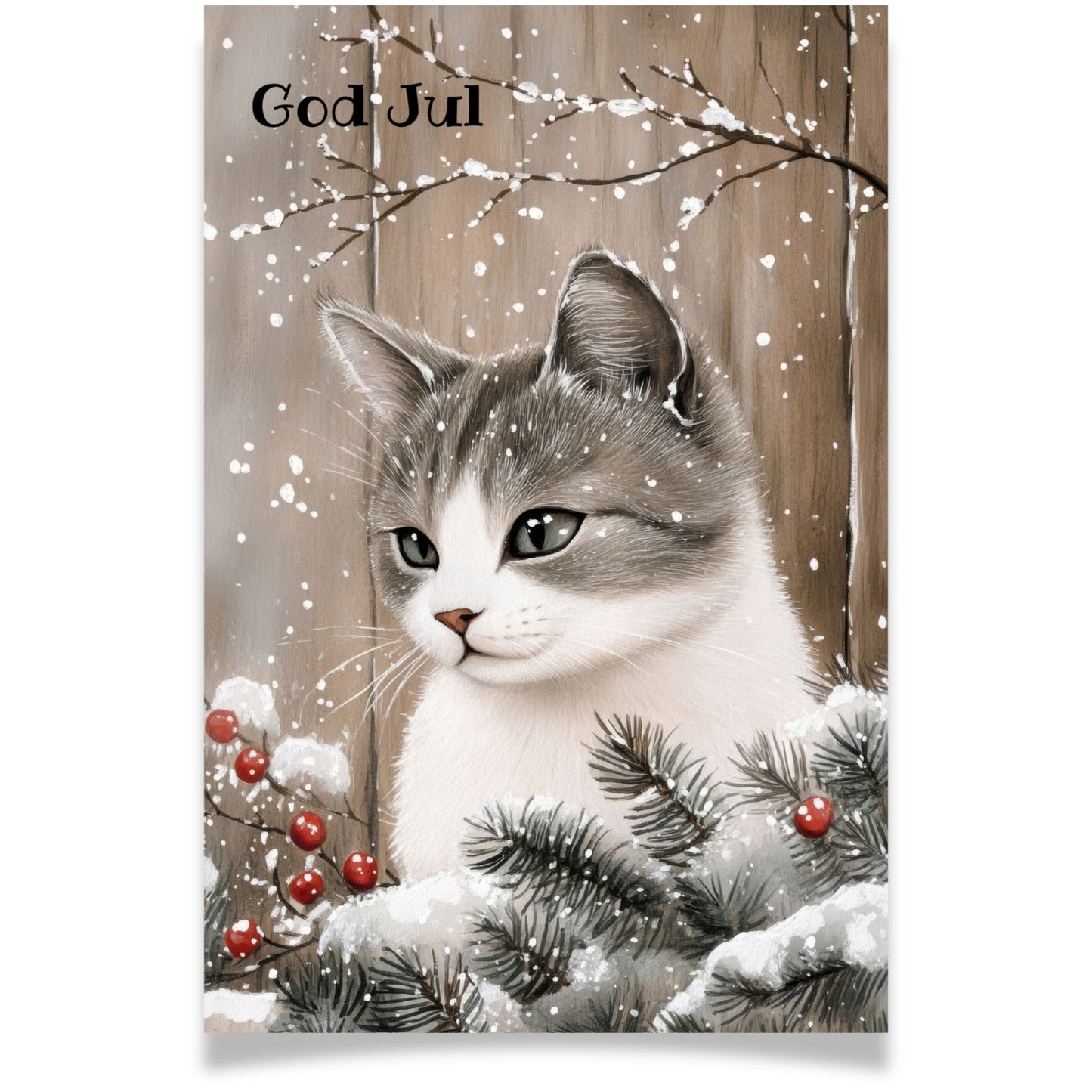 COZY WINTER STORY – JULEKORT FRA DYREVERDEN - 10 STK