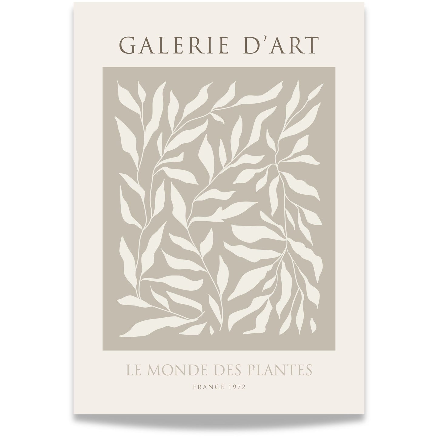 Le Monde des Plantes – fransk botanisk plakat