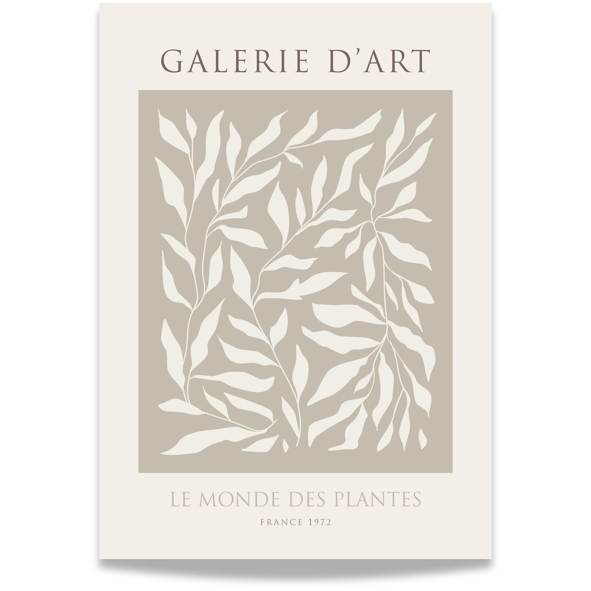 Le Monde des Plantes – fransk botanisk plakat