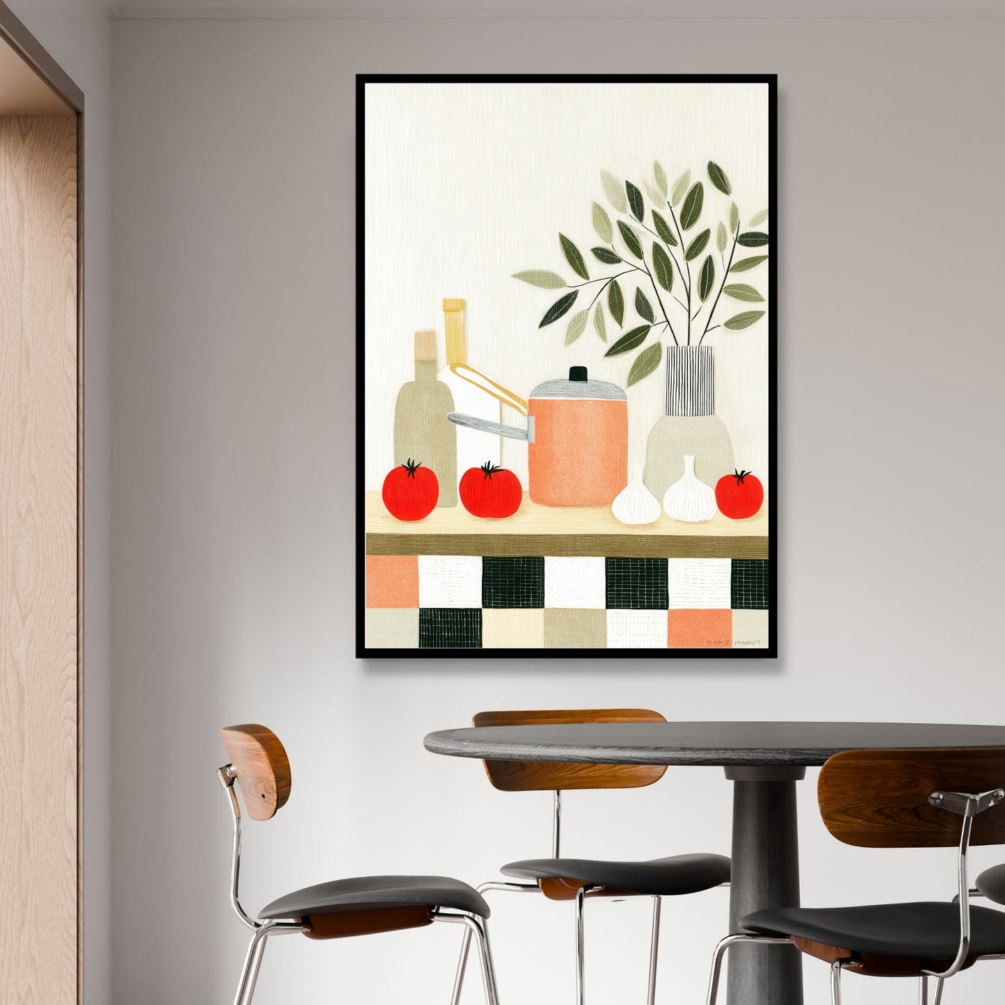 Stilleben plakat Kitchen Still i moderne kjøkkeninteriør